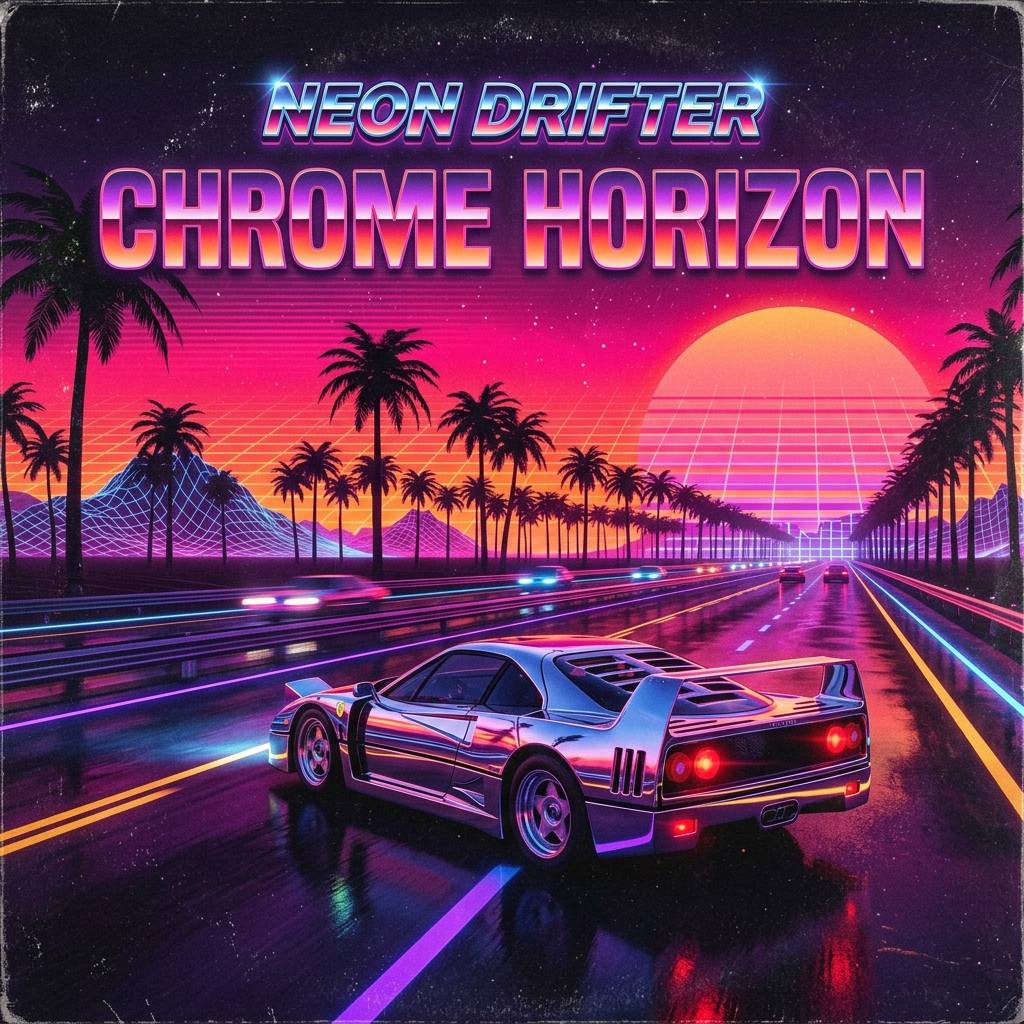 Chrome Sunset - Midnight Drive